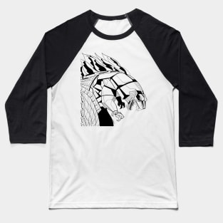 mechagodzilla ecopop in kaiju art wallpaper Baseball T-Shirt